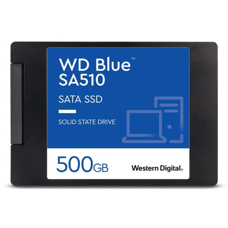 WD SSD BLUE SA510 500GB / WDS500G3B0A / SATA III / Interní 2,5" / 7mm