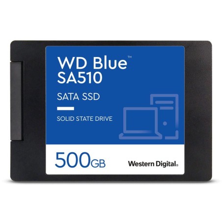 WD SSD BLUE SA510 500GB / WDS500G3B0A / SATA III / Interní 2,5" / 7mm