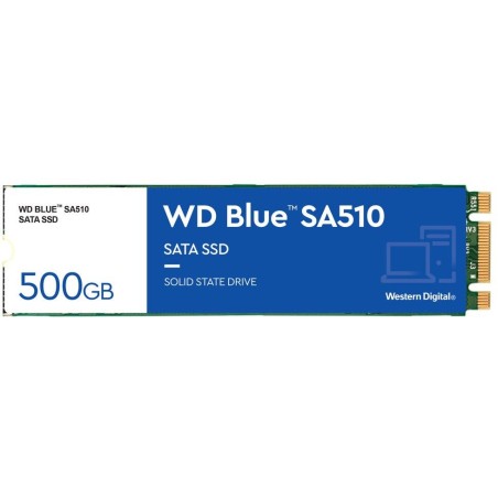 WD SSD BLUE SA510 500GB / WDS500G3B0B / M.2 SATA III / Interní / 2280