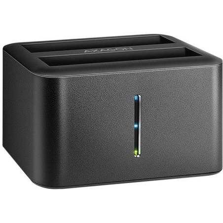 AXAGON klonovací stanice pro 2x SATA 6G disk / ADSA-D25 / 2,5" / USB 3.2 Gen1 / datový 0,6m kabel / nabíjecí USB kabel