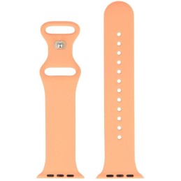 Swissten řemínek pro apple watch silikonový 38 / 40 / 41 mm oranžově růžový