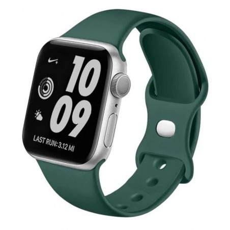 Swissten řemínek pro apple watch silikonový 38 / 40 / 41 mm zelený