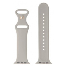 Swissten řemínek pro apple watch silikonový 42 / 44 / 45 / 49 mm kamenně šedý