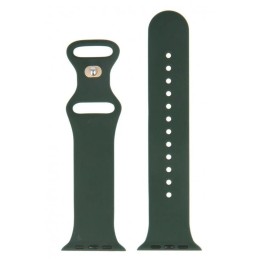 Swissten řemínek pro apple watch silikonový 42 / 44 / 45 / 49 mm zelený