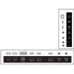 PHILIPS displej 50" 50BDL4511D / D-Line/ VA/ 4K UHD/ 500cd/ MP/ 24/7
