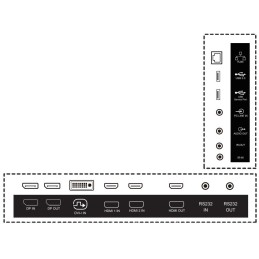 PHILIPS displej 54,6" 55BDL4511D / D-Line/ VA/ 4K UHD/ 60Hz/ 8ms/ 24/7