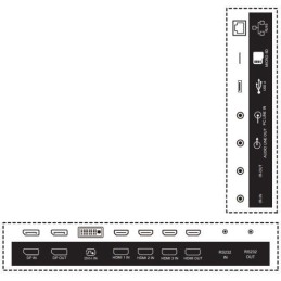 PHILIPS displej 65" 65BDL3117P / P-Line / 4K UHD/ 750cd/ 60Hz/ 24/7