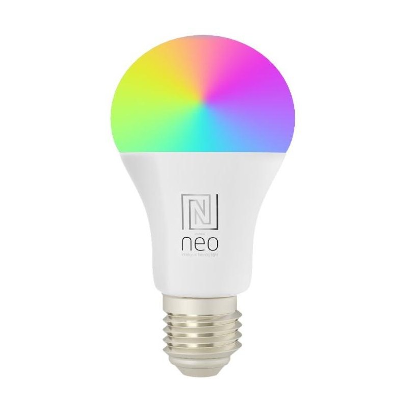IMMAX NEO LITE SMART žárovka LED E27 14W RGB+CCTbarevná a bílá, stmívatelná, Wi-Fi, Beacon, TUYA