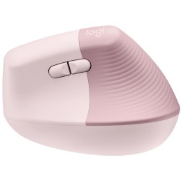 Logitech Lift Vertical Ergonomic Mouse - Dark Rose   Vertikální myš, optická, 6 tlačítek, bezdrátová, Bluetooth