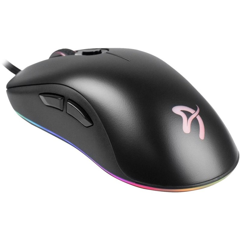 AROZZI herní myš FAVO2 Ultra Light Black/ drátová/ 16.000 dpi/ USB/ 6 tlačítek/ RGB/ černá