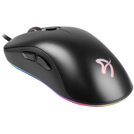 AROZZI herní myš FAVO2 Ultra Light Black/ drátová/ 16.000 dpi/ USB/ 6 tlačítek/ RGB/ černá