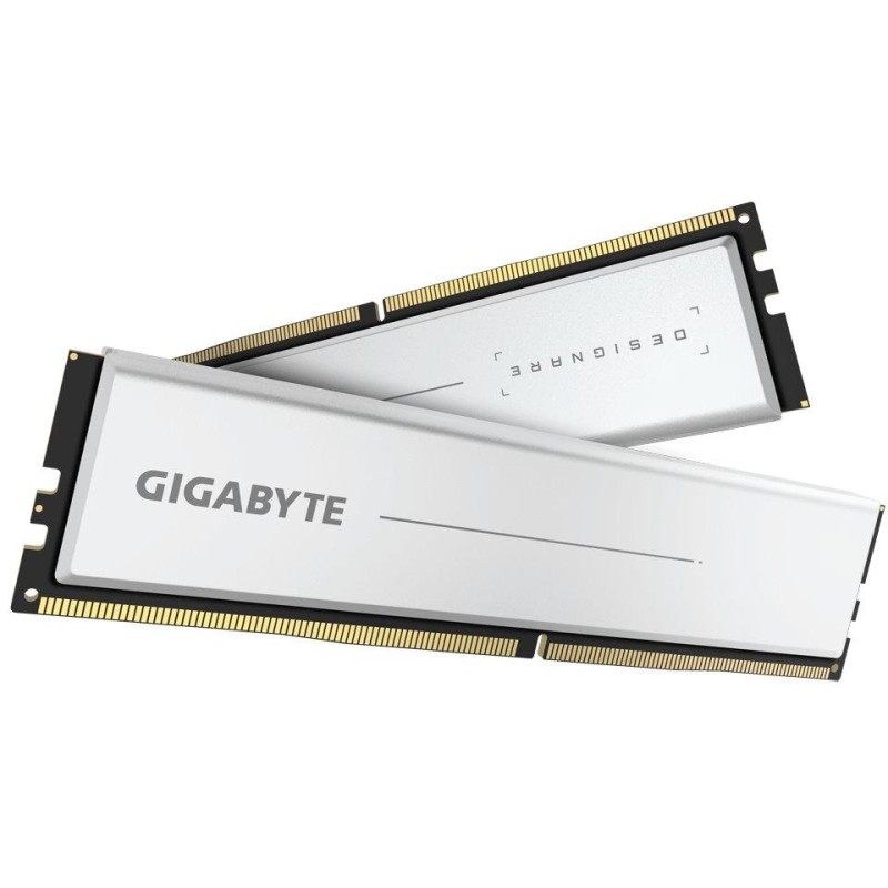GIGABYTE DESIGNARE Memory DDR4 64GB 3200MT/s / DIMM / CL16 / 1,35V / Heat Shield / KIT 2x 32GB / Stříbrná