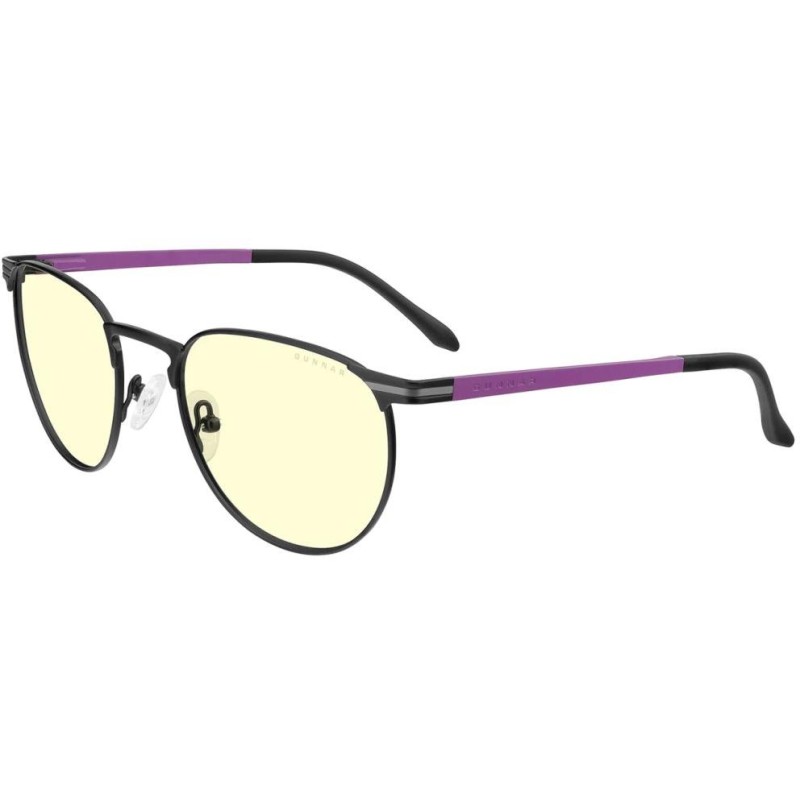 GUNNAR kancelářske/herní brýle MATEO BLACK PANTHER- MARVEL BLACK PANTHER VIBRANIUM * jantarová skla * BLF 65 * GUNNAR fo