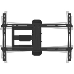 Neomounts WL40-550BL16/Držák displeje/na stěnu/40-65"/3 čepy/VESA 600X400/nosn. 40kg/černý