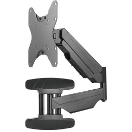 Neomounts  WL70-550BL12/Držák displeje/na stěnu/32-42"/sklopný/rotace/plynový píst/3 čepy/VESA 200X200/nosn. 30kg/černý