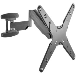 Neomounts  WL70-550BL14/Držák displeje/na stěnu/32-55"/sklopný/rotace/plynový píst/3 čepy/VESA 400X400/nosn. 30kg/černý