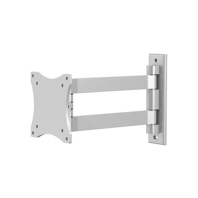 Neomounts FPMA-W820/Držák displeje/na stěnu/10-27"/sklopný/2 čepy/VESA 100X100/nosn. 15kg/stříbrný