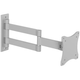 Neomounts FPMA-W830/Držák displeje/na stěnu/10-27"/sklopný/3 čepy/VESA 100X100/nosn. 12kg/stříbrný