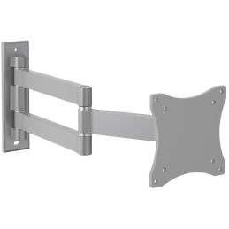 Neomounts FPMA-W830/Držák displeje/na stěnu/10-27"/sklopný/3 čepy/VESA 100X100/nosn. 12kg/stříbrný