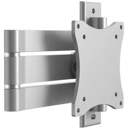 Neomounts FPMA-W830/Držák displeje/na stěnu/10-27"/sklopný/3 čepy/VESA 100X100/nosn. 12kg/stříbrný