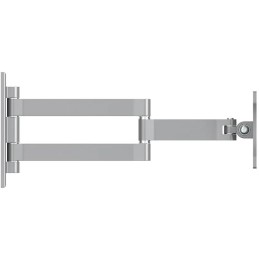 Neomounts FPMA-W830/Držák displeje/na stěnu/10-27"/sklopný/3 čepy/VESA 100X100/nosn. 12kg/stříbrný