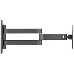 Neomounts FPMA-W830BLACK/Držák displeje/na stěnu/10-27"/sklopný/3 čepy/VESA 100X100/nosn. 12kg/černý