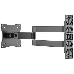 Neomounts FPMA-W830BLACK/Držák displeje/na stěnu/10-27"/sklopný/3 čepy/VESA 100X100/nosn. 12kg/černý