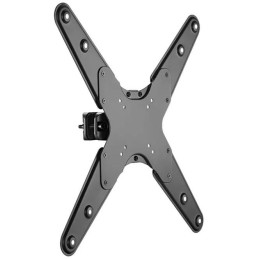 Neomounts FL40-430BL14/Držák displeje/na sloup,tyč 28-50 mm/32-55"/sklopný/1 čep/VESA 400X400/nosn. 25kg/černý