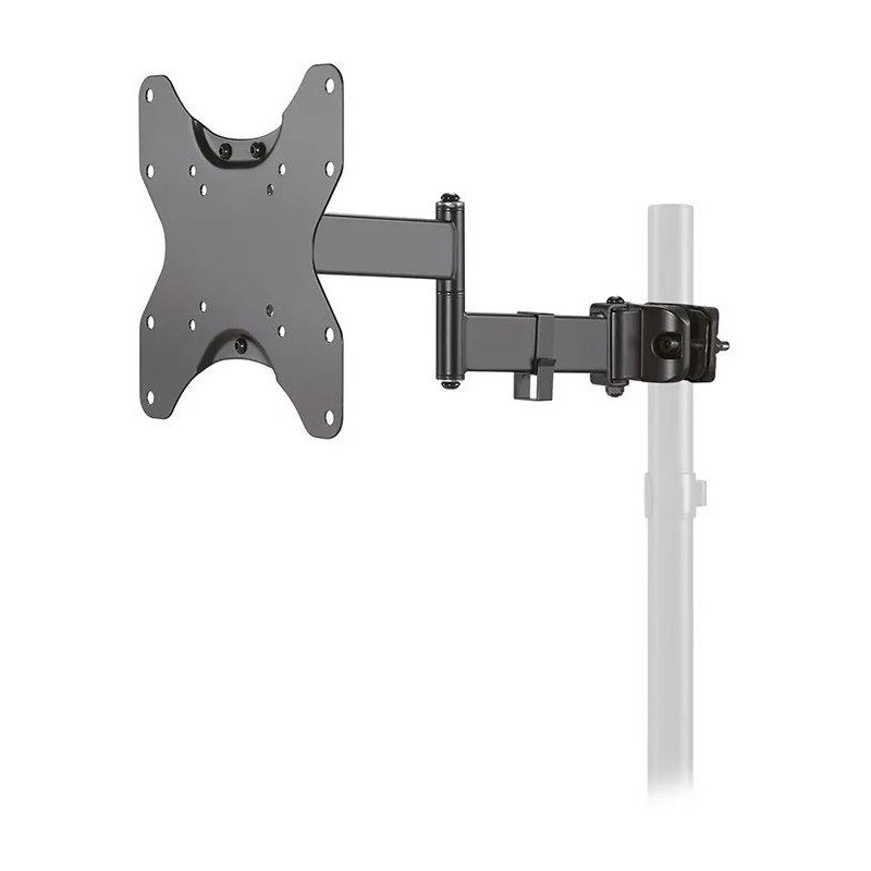 Neomounts FL40-450BL12/Držák displeje/na sloup,tyč 28-50 mm/23-42"/sklopný/3 čepy/VESA 200X200/nosn. 25kg/černý