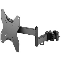 Neomounts FL40-450BL12/Držák displeje/na sloup,tyč 28-50 mm/23-42"/sklopný/3 čepy/VESA 200X200/nosn. 25kg/černý