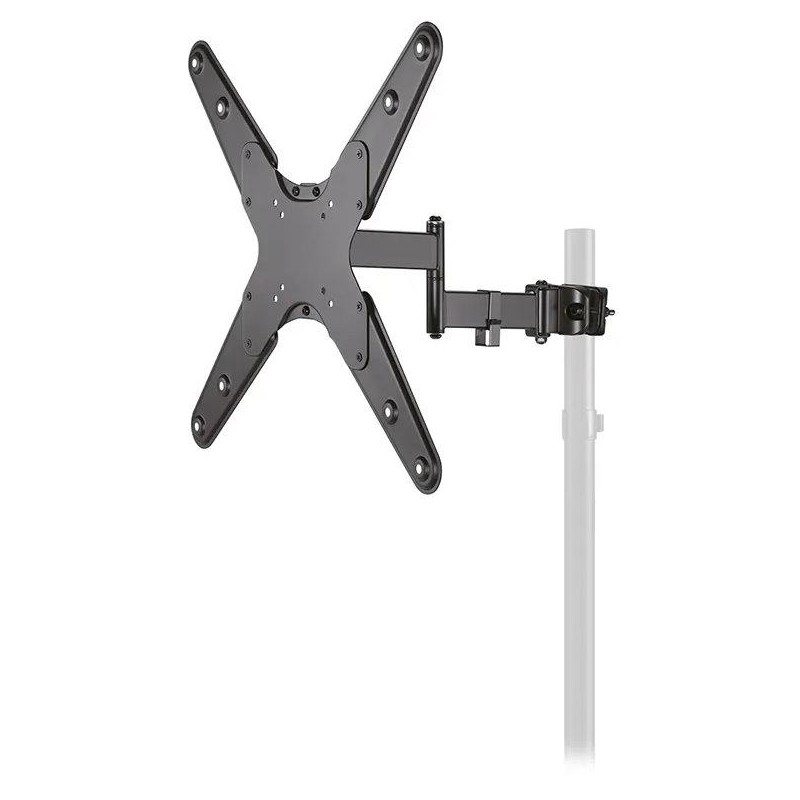 Neomounts FL40-430BL14/Držák displeje/na sloup,tyč 28-50 mm/32-55"/sklopný/3 čepy/VESA 400X400/nosn. 25kg/černý