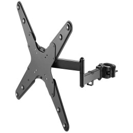 Neomounts FL40-430BL14/Držák displeje/na sloup,tyč 28-50 mm/32-55"/sklopný/3 čepy/VESA 400X400/nosn. 25kg/černý