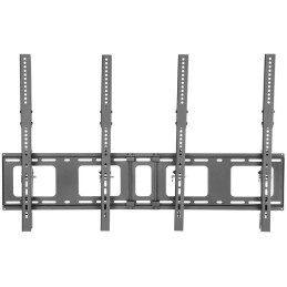 Neomounts NS-WMB200PBLACK/Držák displeje/na stěnu/40-52"/menu board vertikální sklopný/VESA 400X600/nosn. 2x50kg/2 displ