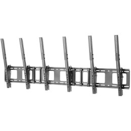 Neomounts NS-WMB300PBLACK/Držák displeje/na stěnu/40-52"/menu board vertikální sklopný/VESA 400X600/nosn. 3x50kg/3 displ