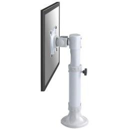 Neomounts FPMA-D025SILVER/Držák displeje/na stůl/10-30"/průchodka/VESA 100X100/nosn.12kg/1 displej/stříbrný