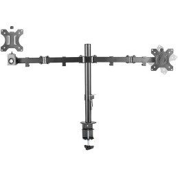 Neomounts FPMA-D550DBLACK/Držák displeje/na stůl/10-32"/svorka/VESA 100X100/nosn. 2x 8kg/2 displeje/černý