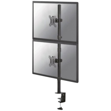 Neomounts FPMA-D550DVBLACK/Držák displeje/na stůl/10-32"/svorka/VESA 100X100/nosn. 2x6kg/2 displeje vert/černý