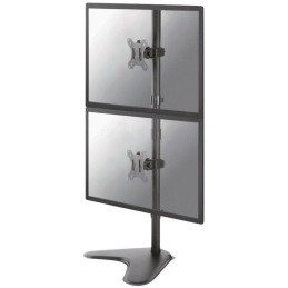 Neomounts FPMA-D550DDVBLACK/Držák displeje/na stůl/10-32"/stojan/VESA 100X100/nosn. 2x6kg/2 displeje vert/černý