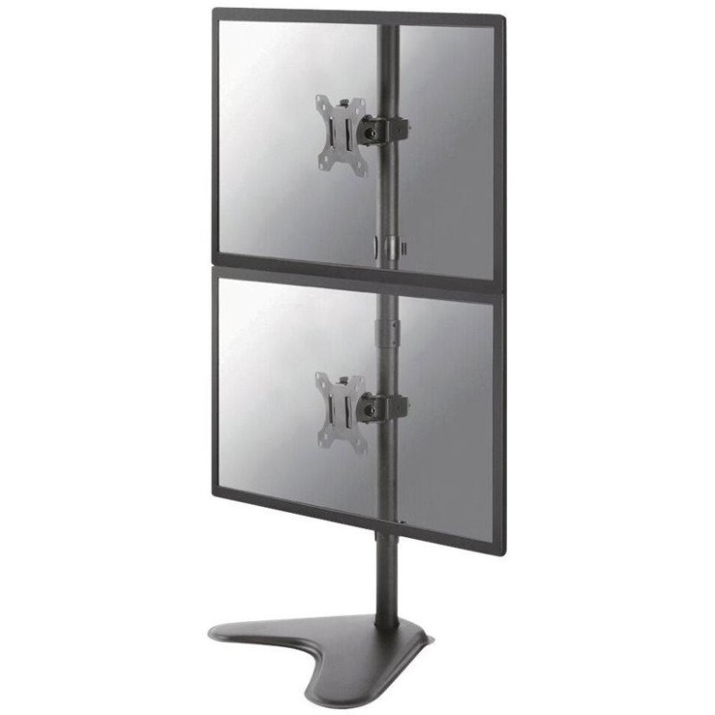 Neomounts FPMA-D550DDVBLACK/Držák displeje/na stůl/10-32"/stojan/VESA 100X100/nosn. 2x6kg/2 displeje vert/černý