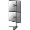 Neomounts FPMA-D550DDVBLACK/Držák displeje/na stůl/10-32"/stojan/VESA 100X100/nosn. 2x6kg/2 displeje vert/černý