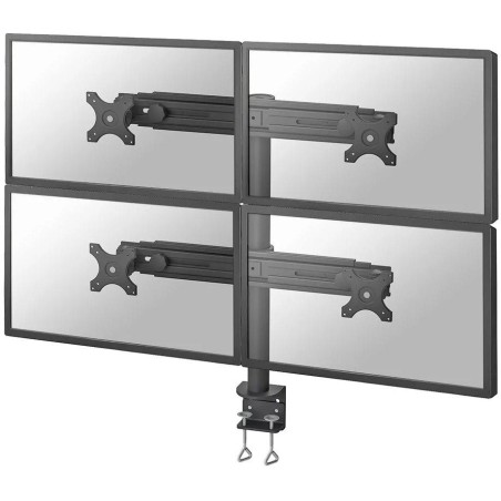 Neomounts FPMA-D700D4/Držák displeje/na stůl/19-30"/svorka/VESA 100X100/nosn. 4x8kg/4 displeje/černý