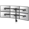 Neomounts FPMA-D700D6/Display holder/desktop/19-27"/clamp/VESA 100X100/load capacity 6x8kg/6 displays/black