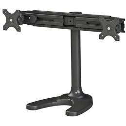 Neomounts FPMA-D700DD/Držák displeje/na stůl/19-30"/stojan+průchodka/VESA 100X100/nosn. 2x8kg/2 displeje/černý