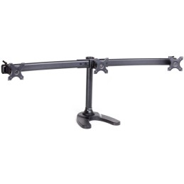 Neomounts FPMA-D700DD3/Držák displeje/na stůl/10-27"/stojan+průchodka/VESA 100X100/nosn. 3x8kg/3 displeje/černý