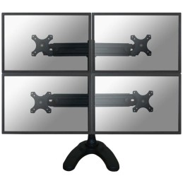 Neomounts FPMA-D700DD4/Držák displeje/na stůl/19-30"/stojan+průchodka/VESA 100X100/nosn. 4x8kg/4 displeje/černý