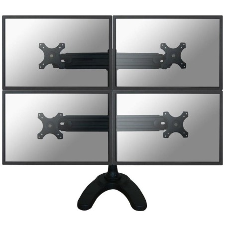 Neomounts FPMA-D700DD4/Držák displeje/na stůl/19-30"/stojan+průchodka/VESA 100X100/nosn. 4x8kg/4 displeje/černý