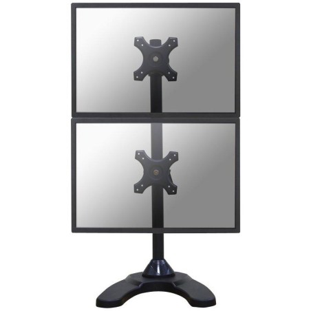 Neomounts FPMA-D700DDV/Držák displeje/na stůl/10-27"/stojan+průchodka/VESA 100X100/nosn. 2x6kg/2 displeje vert/černý