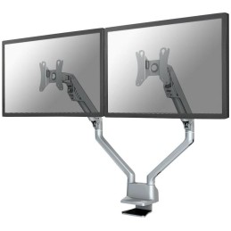 Neomounts FPMA-D750DSILVER/Držák displeje/na stůl/10-32"/svorka+průchodka/VESA 100X100/plyn. píst/nosn.2x8kg/2 displeje/
