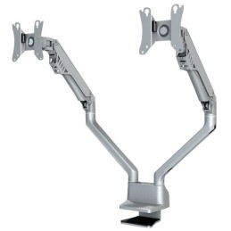 Neomounts FPMA-D750DSILVER/Držák displeje/na stůl/10-32"/svorka+průchodka/VESA 100X100/plyn. píst/nosn.2x8kg/2 displeje/