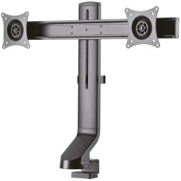 Neomounts FPMA-D860DBLACK /Držák displeje/na stůl/10-27"/svorka+průchodka/VESA 100X100/nosn.2x7kg/2 displeje/černý